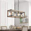 Luminaire suspendu linéaire à 4 lumières pour îlot de cuisine Gatlin-71648592-71648595