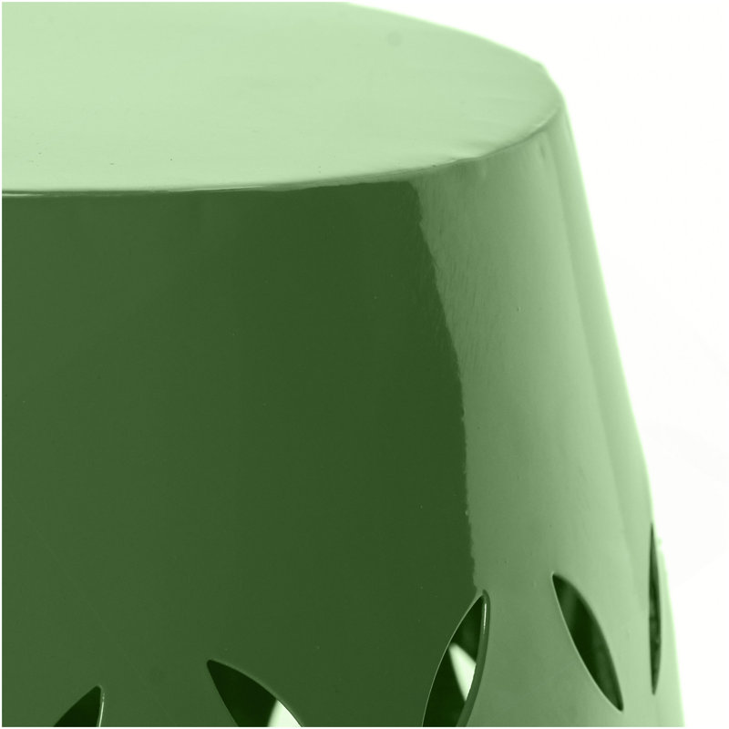 Table de bout en fer 12 po, Vert