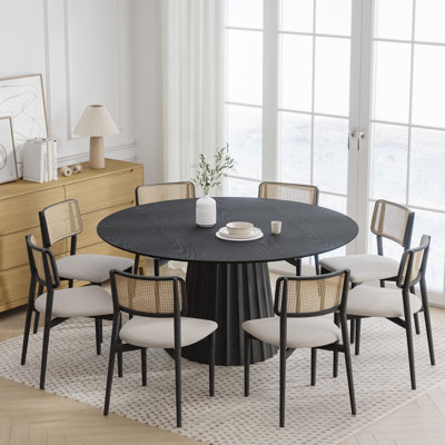 Table de salle à manger en bois massif