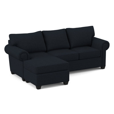 Charlotte 86" Wide Reversible Sofa & Chaise with Ottoman