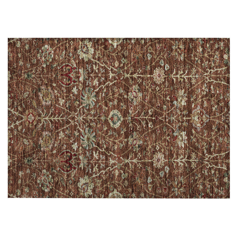 Chayil Area Rug with Non-Slip Backing, Rectangle 1'8" x 2'6"