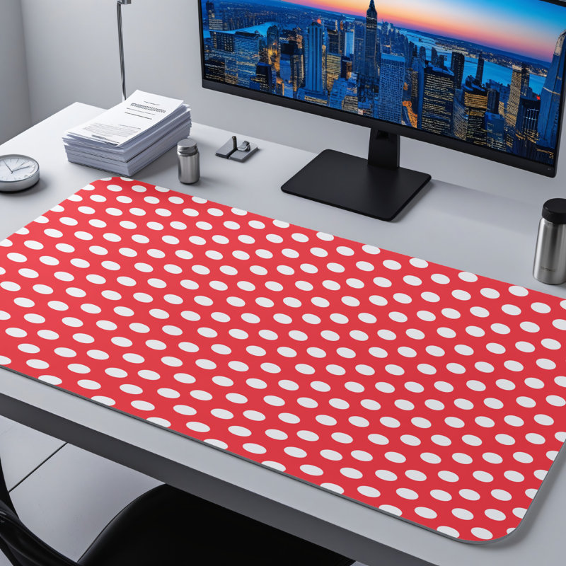 Polyester Desk Pad, 14.4x12.1