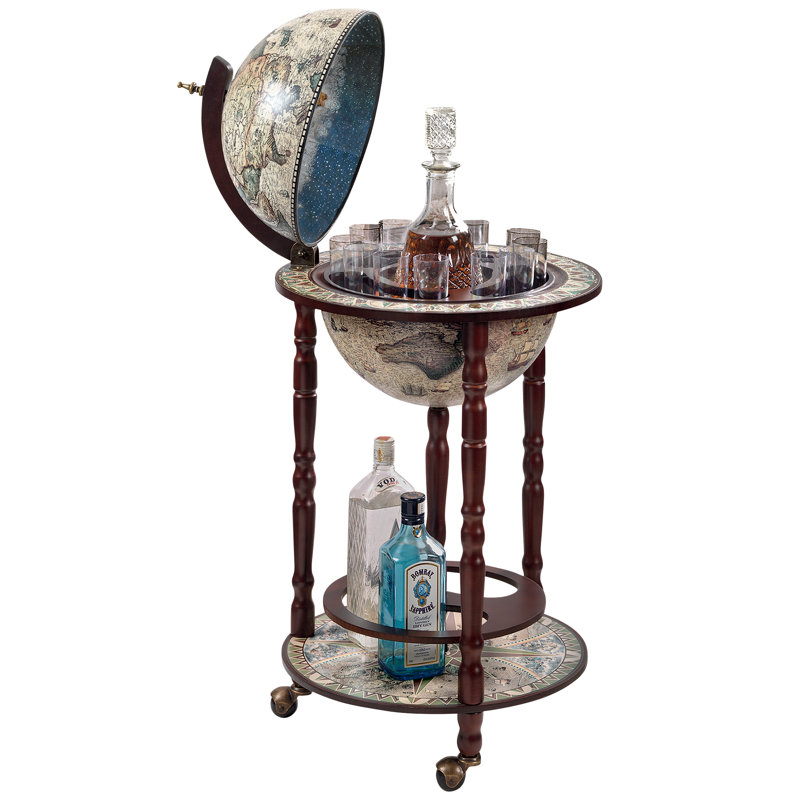 17.5 " L Solid Wood Bar Cabinet