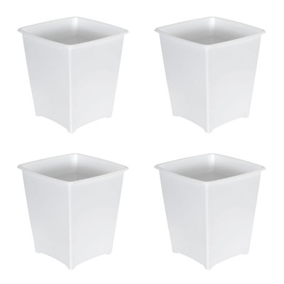 Plastic Open Waste Basket - 2 Gallons