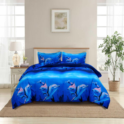 3D Duvet Cover Set with Pillowcases – Ultra Soft, Breathable Microfiber Bedding Set