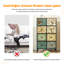 Commode haute pour chambre double Gallery, commode double 8 tiroirs pour la chambre à coucher Gallery, H 46,5 po x l 26,6 po x P 11,7 po-322620777