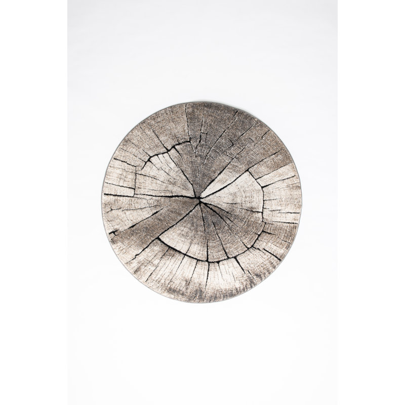 Assaria Abstract Area Rug, Round 160 cm