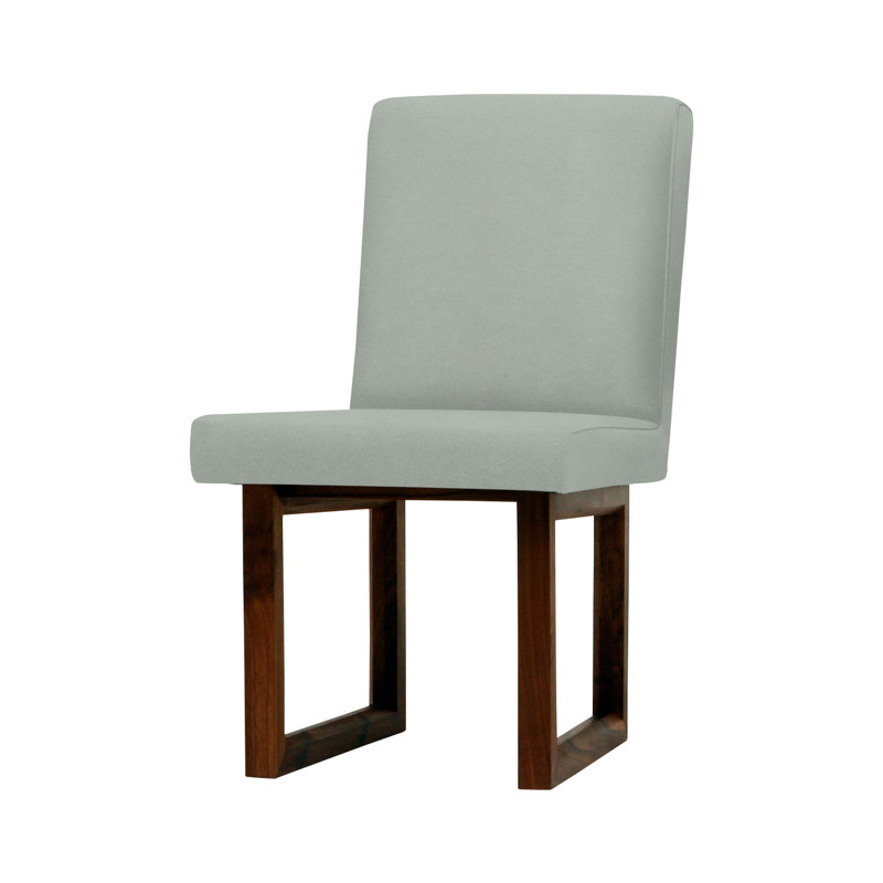 C2 W Upholstered Dining Chair, Celadon Velvet