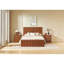 Lits avec rangement, Queen en bois MDF, plateforme moderne en noyer pour la maison-2136146371