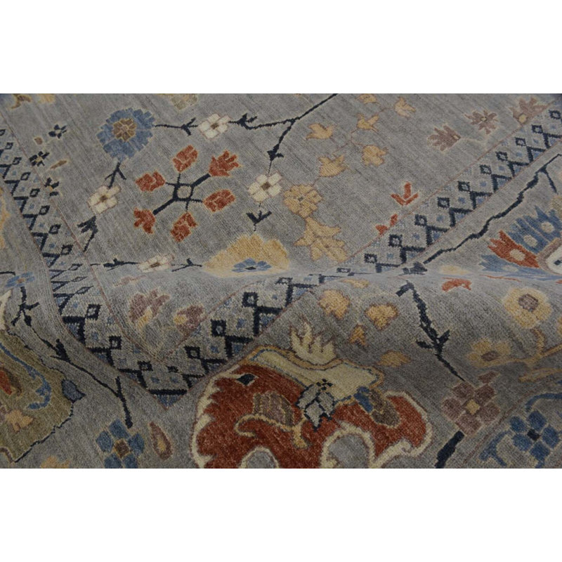 Transitional One-of-a-Kind Rectangle 11'10" X 15'3" Hand Knotted Area Rug