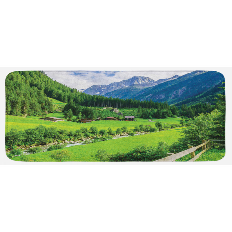 Tapis de cuisine mountain