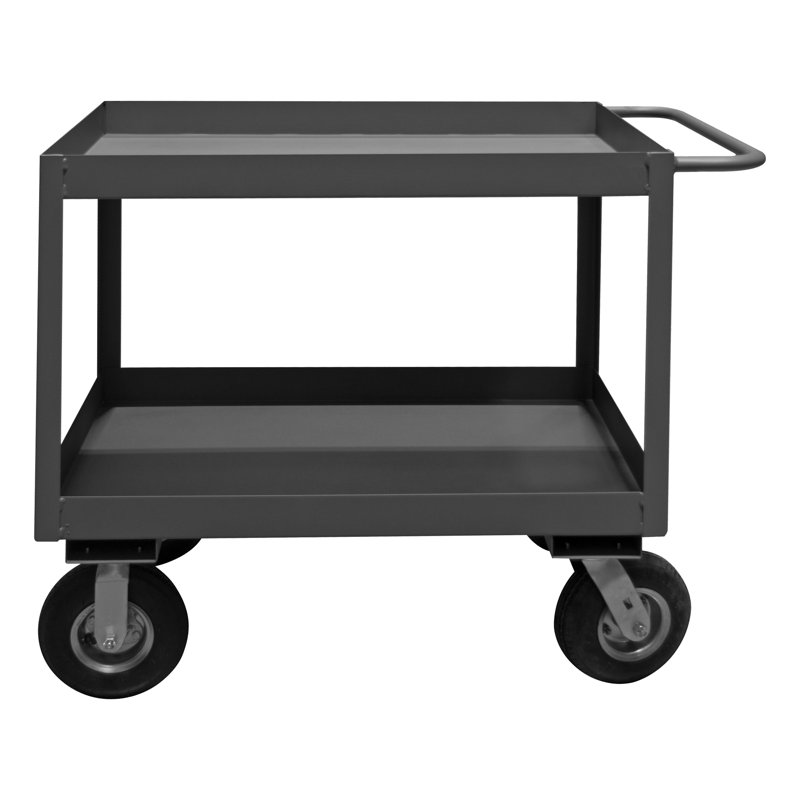 Chariot de réserve avec des lèvres hautes, H 36 po x l 42,25 po x P 24,25 po