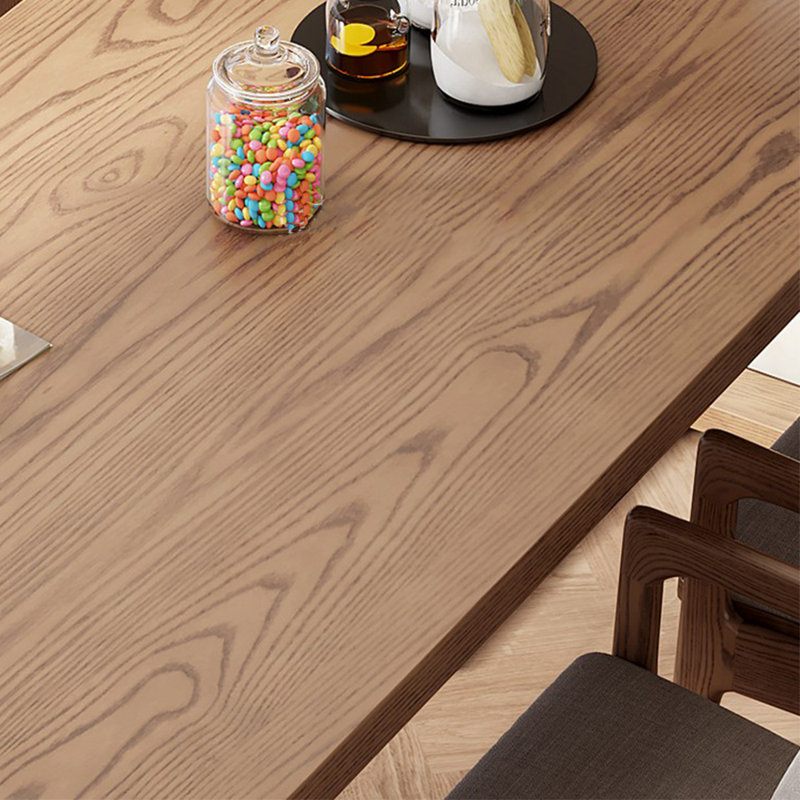 Ensemble de table de salle à manger en bois massif de style nordique, H 29,5 po x L 94,4 po x l 35,4 po