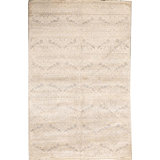 Luxa Hand Knotted Beige Area Rug