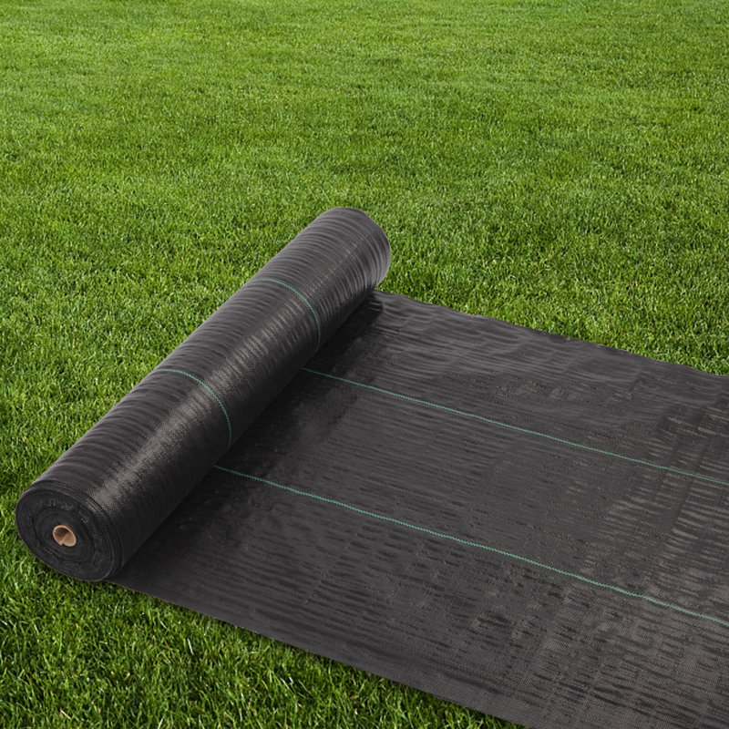 4*100Ft Black Weeding Cloth Polyethylene Foldable