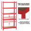 Mimmo 70cm W Metal Shelving Unit