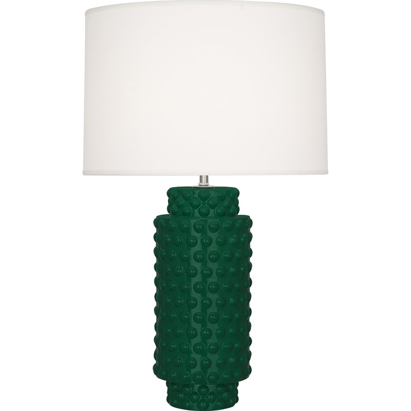 Dolly Table Lamp, 21.5" H x 15" W x 15" D, Egg Blue
