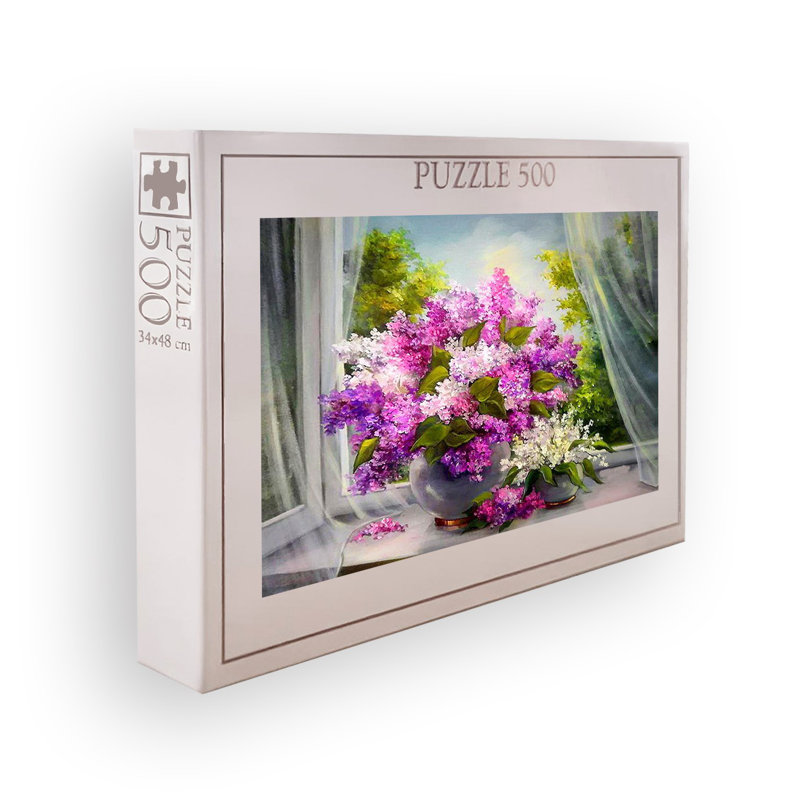 500-Piece Puzzle, 100% Cardboard, 18.9 x 13.4 inches | Box Size: 13.2 x 9.1 x 2.0 inches | Perfect for Family Fun & Relaxation, High-Quality, Durable Pieces for Easy Assembly, Ideal Gift for Puzzle Lovers