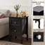 Table de chevet 2 tiroirs Kaser-401656047