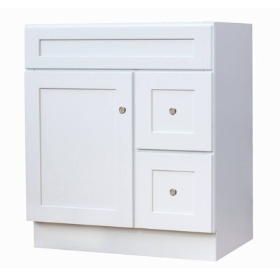 Ransom White Shaker 30" Vanity Base Cabinet