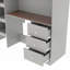 Lit mezzanine double pleine grandeur avec garde-robe intégré, bureau et amp; Rangement - aucun sommier nécessaire & amp; Robuste