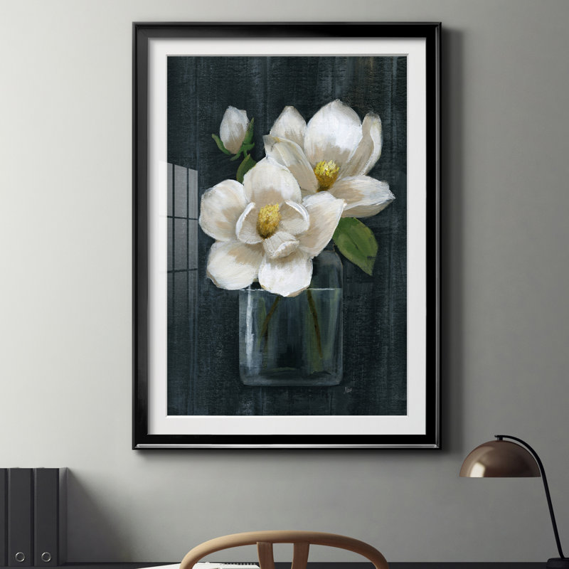 " Chalkboard Beauty I " Painting Print, Black Paper, 24" H x 18" W x 1" D