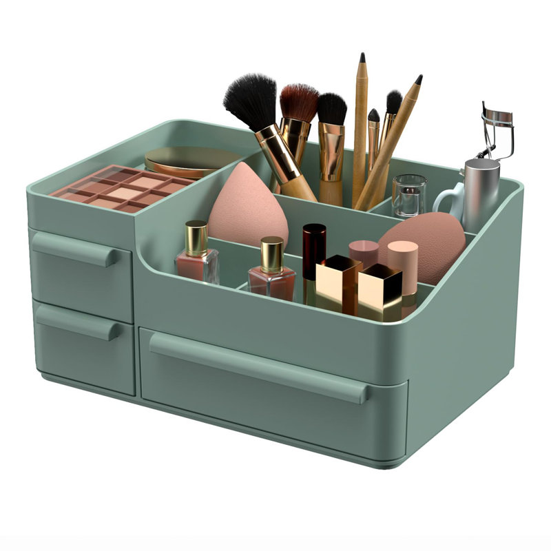 Organisateur de maquillage, Vert