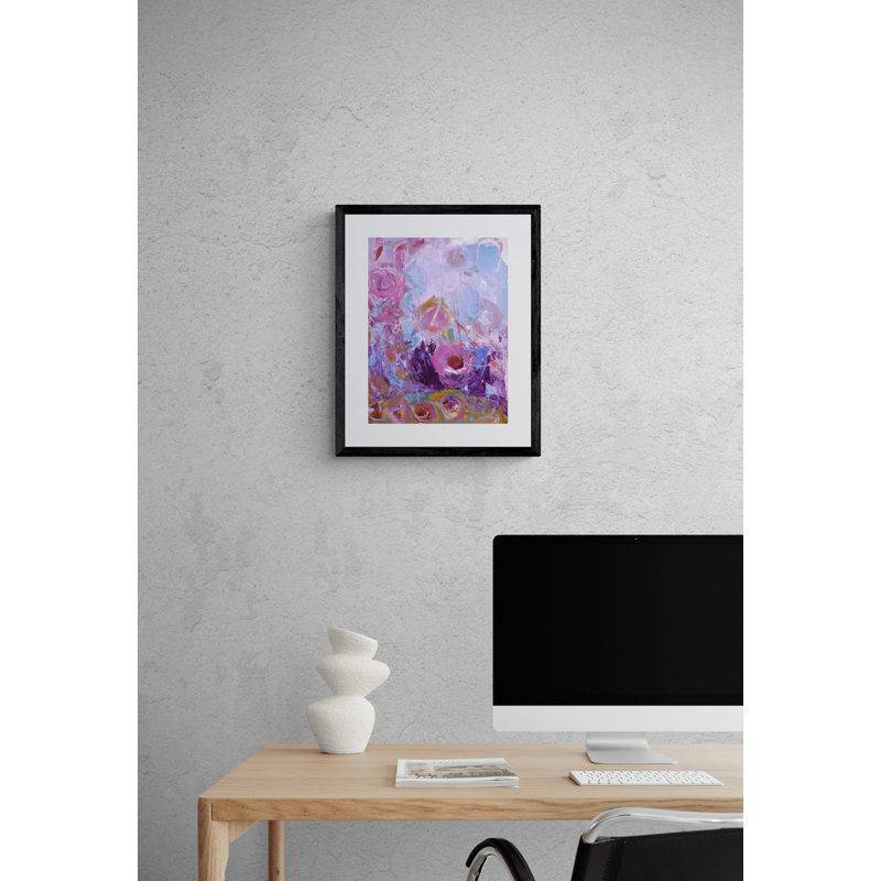 Lady Moon Print by Elizabeth Chapman, Black Framed Paper, 21.25" H x 17.25" W
