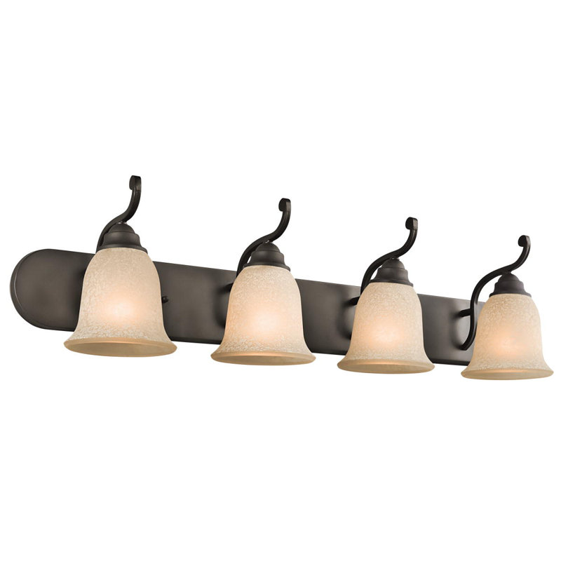 Haffenreffer 4 - Light Dimmable Vanity Light, Olde Bronze