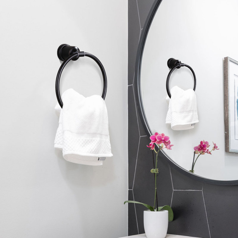 3 - Piece Bathroom Hardware Set, Oil Rubber Bronze