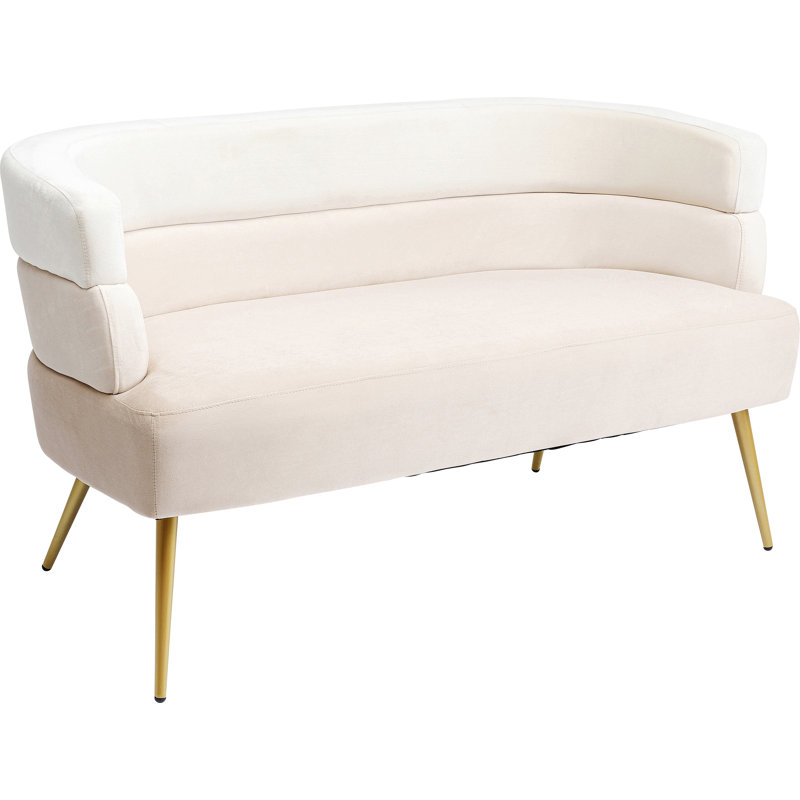 Sofa Sandwich 2-Seater Cream 125cm