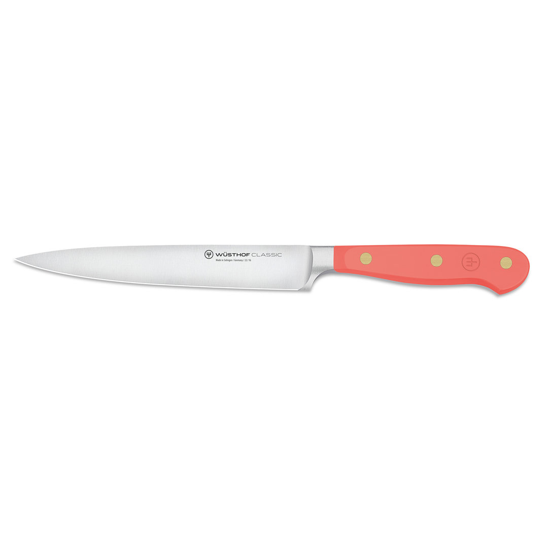 WÜSTHOF German Classic Color Coral Peach 6" Utility Knife WÜSTHOF