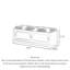Banc de rangement à chaussures en bois massif French French-340965691
