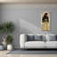 «Epic Graffiti» «Natural Beauty In Gold 2» par Alonzo Saunders, art mural sur toile, 20 po x 40 po-154248480