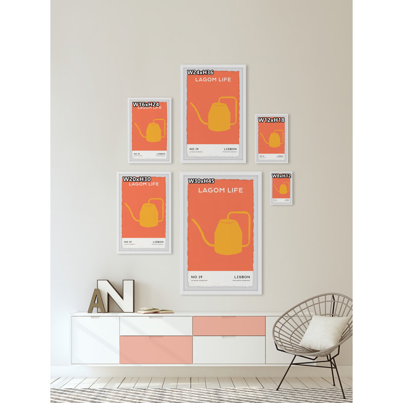 " ''Minimalist Poster No 19'' " by Marmont Hill, 8" W x  12" H