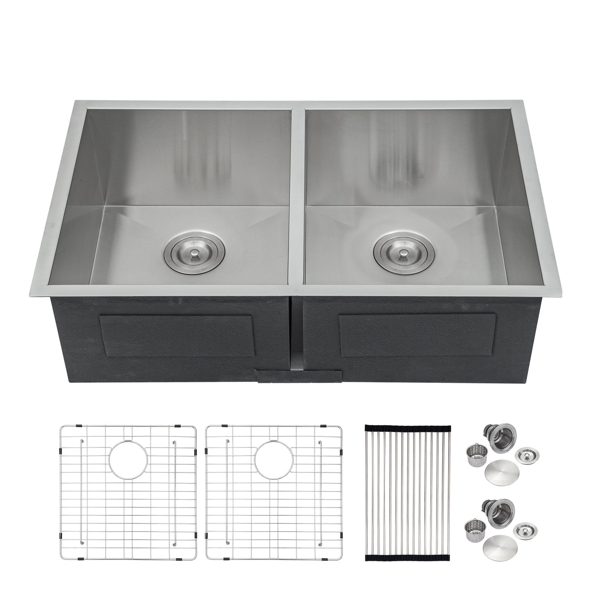 thumbnail interactive-video image 1 of Blanco Precis 30" Undermount Silgranit Kitchen Sink, 50/50 Double Bowl 1 of 9