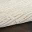 Power Loom Synthetic Fibers Abstract Area Rug in Ivory/Gray-74313764
