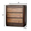 Table de chevet grise Darrence Mario