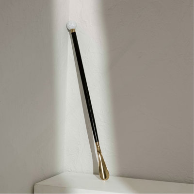 Metal handle Wooden Long Shoe horn-29"