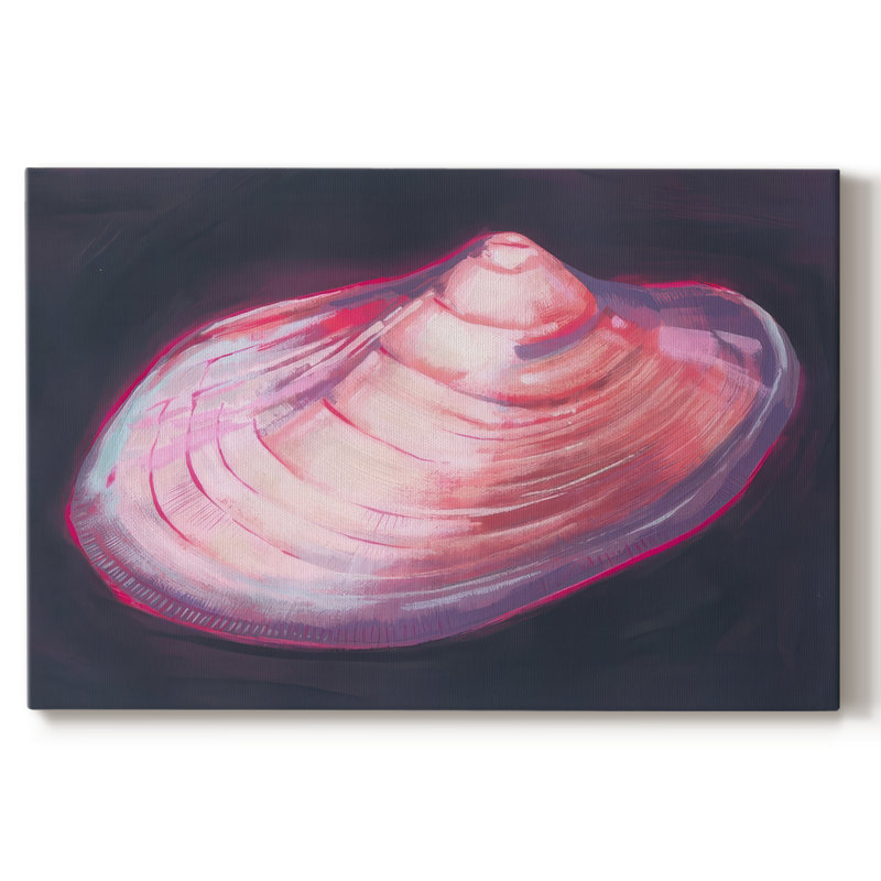 Coquille de néon I - galerie Cavas, 24 x 36