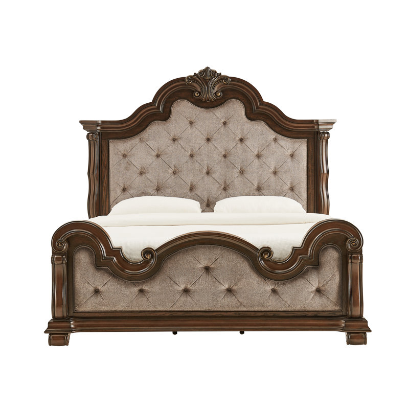 Müller Upholstered Solid Standard Bed, California King