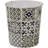 Alahna 2.5L Mosaic Navy Waste Paper Bin 27" x 25" Polypropylene Small Waste Basket