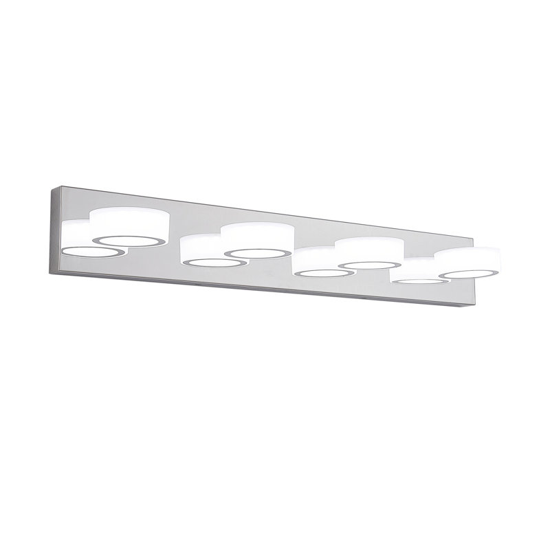 4- Led Vanity Lights - Energy Saving, Dimmable For Bathroom & Dressing Rooms Modern 4 Lights, Dimmable, Saving Fixture, 4