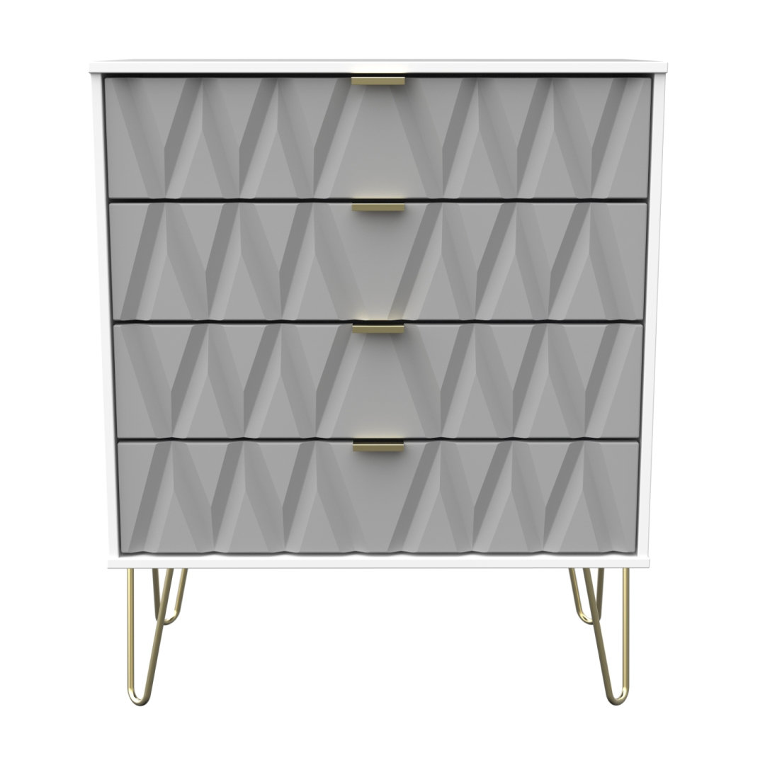Fully Assembled Ione 4 Drawer 76.5Cm W Chest of Drawers