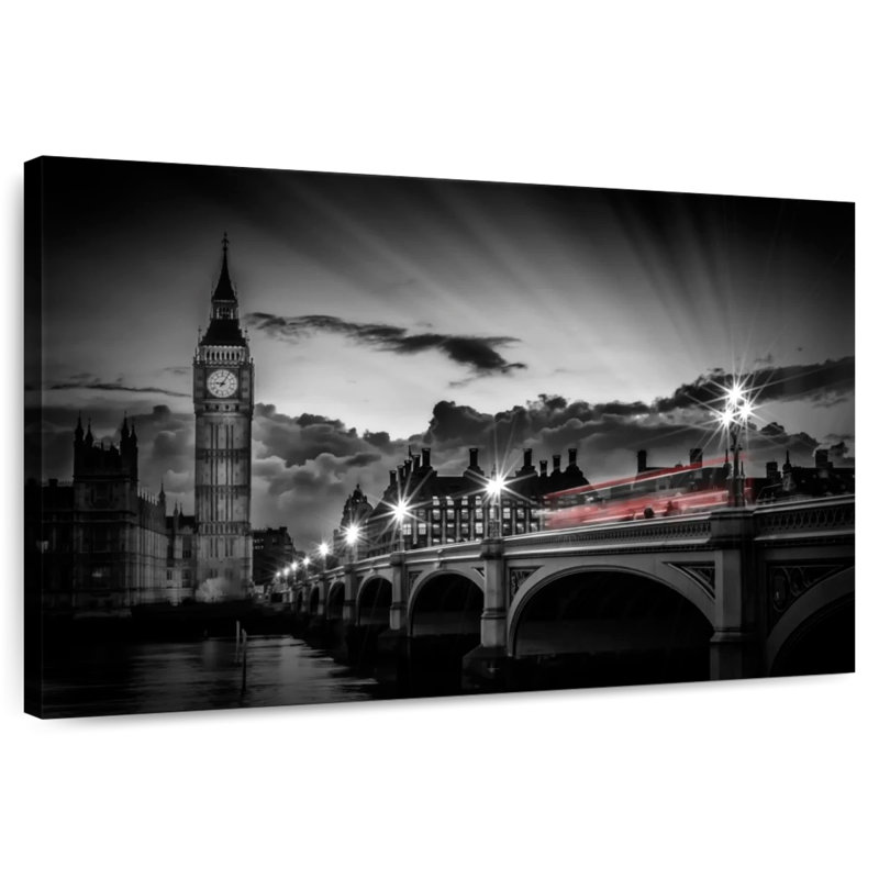 Sireci Westminster Bridge Sunset, 26" H x 39" W
