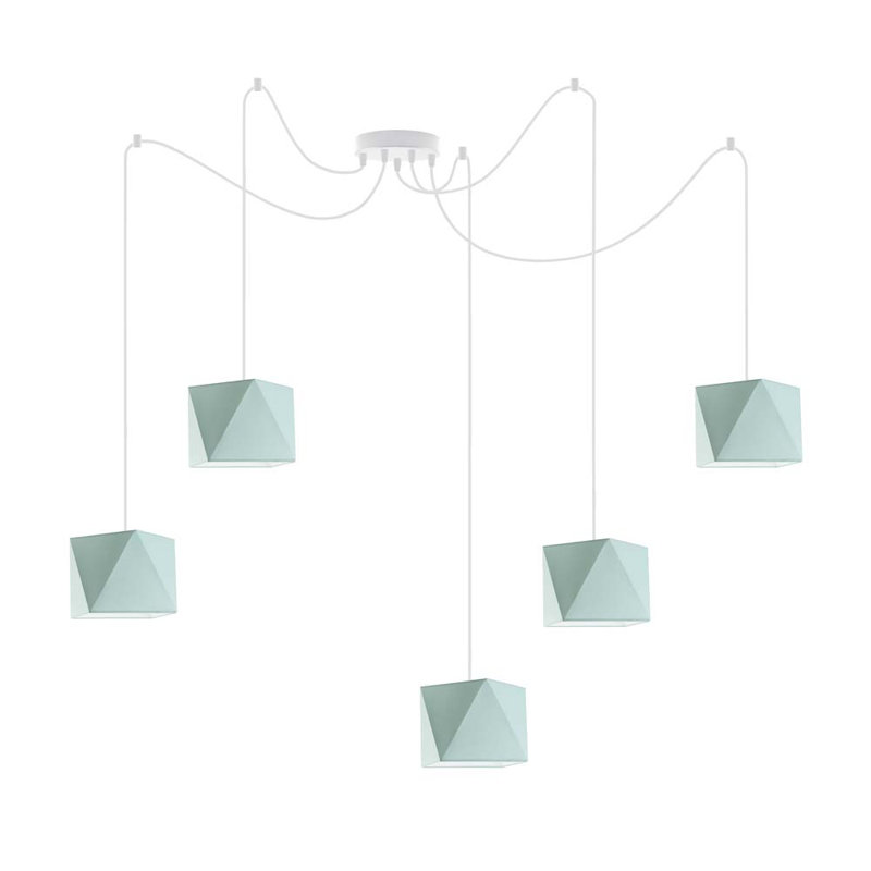 Thursa 5 - Light Pendant, Green