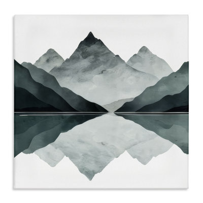 Terre et eau, art mural sur toile par Denise Dundon