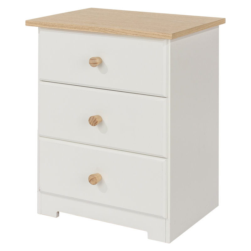 3 Drawer Bedside Table