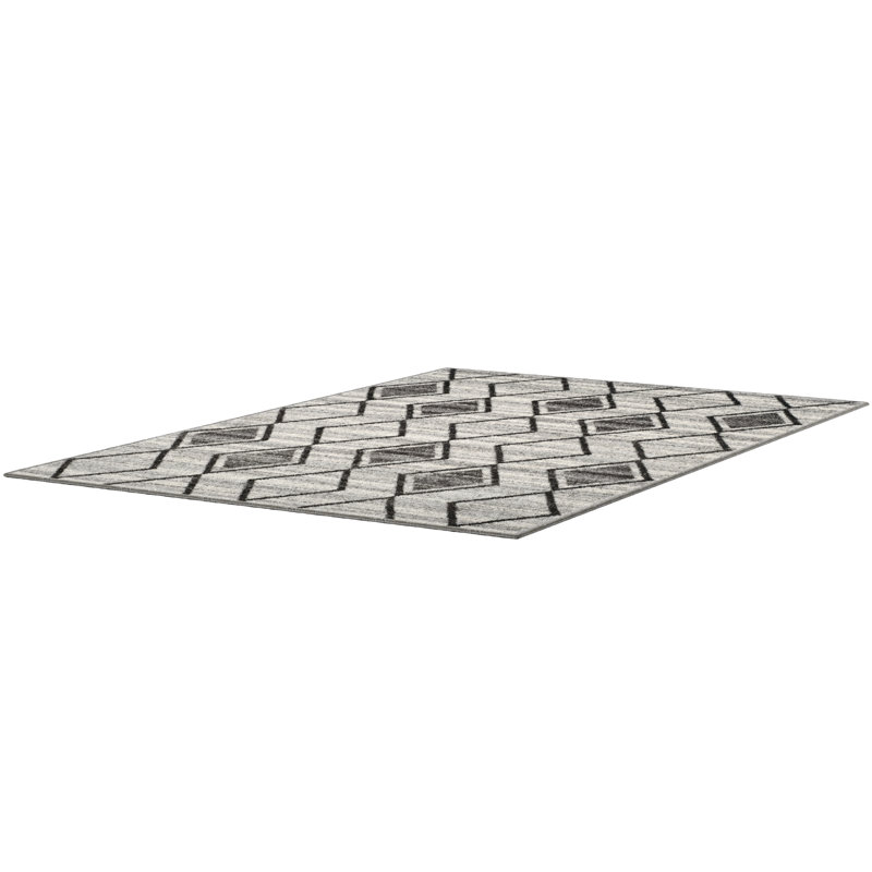 Tapis géométrique Arshia, Rectangle 6 pi 7 po x 9 pi 2 po