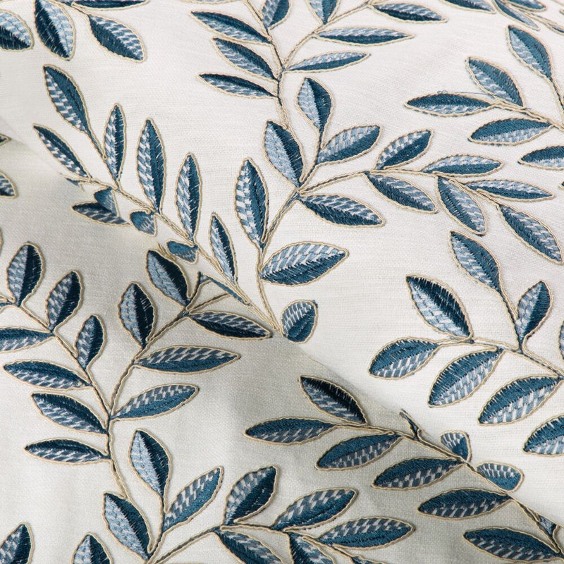 Kravet Basics - 37145-3, White/Blue/Indigo